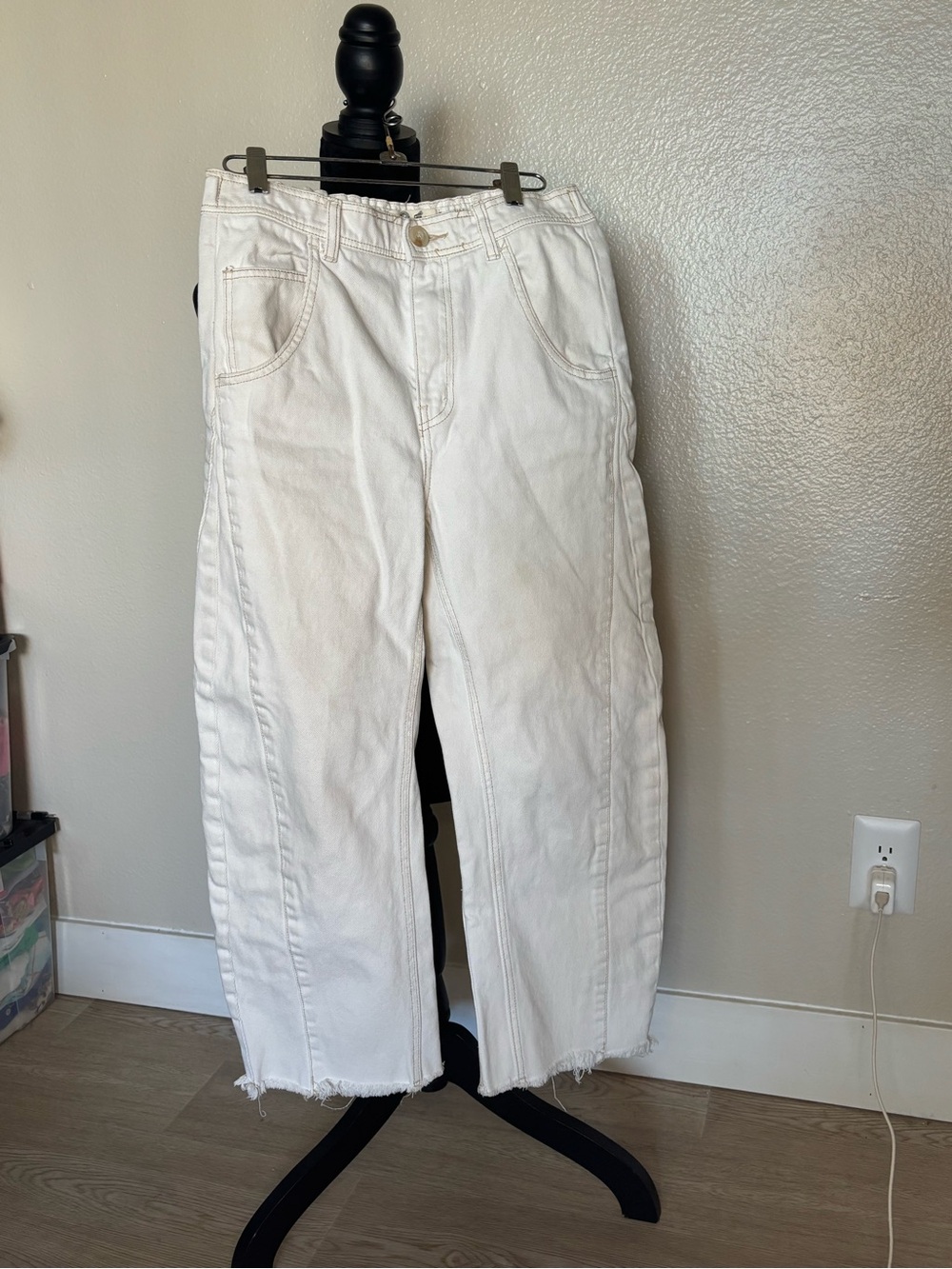We The Free White Denim Pants Size 26